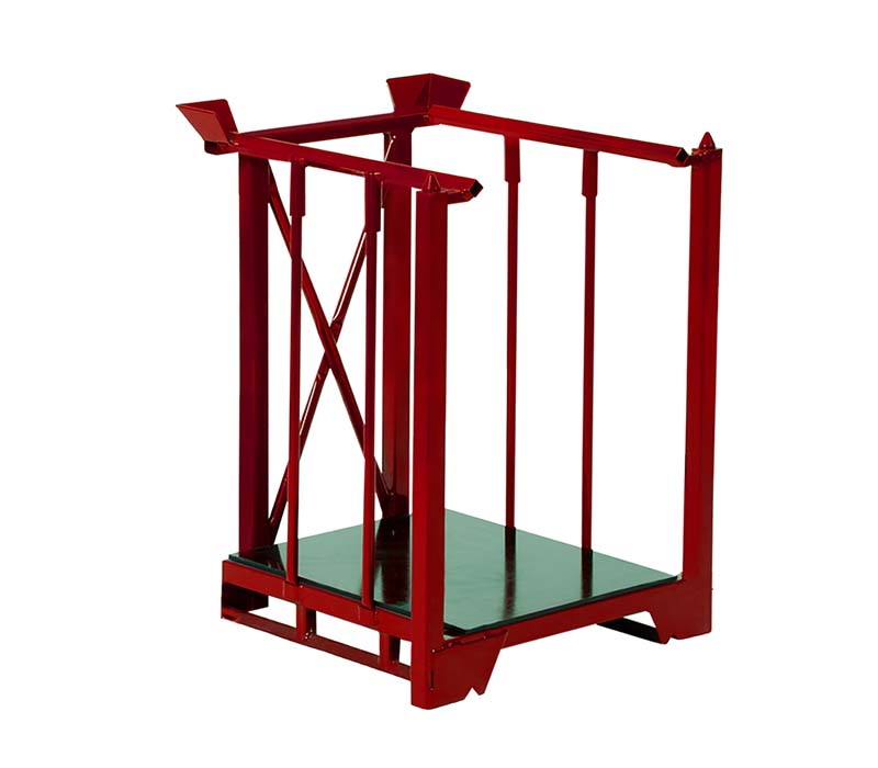 With the storage rack from Gebhardt, non-stackable goods can be conveniently integrated into intralogistics
